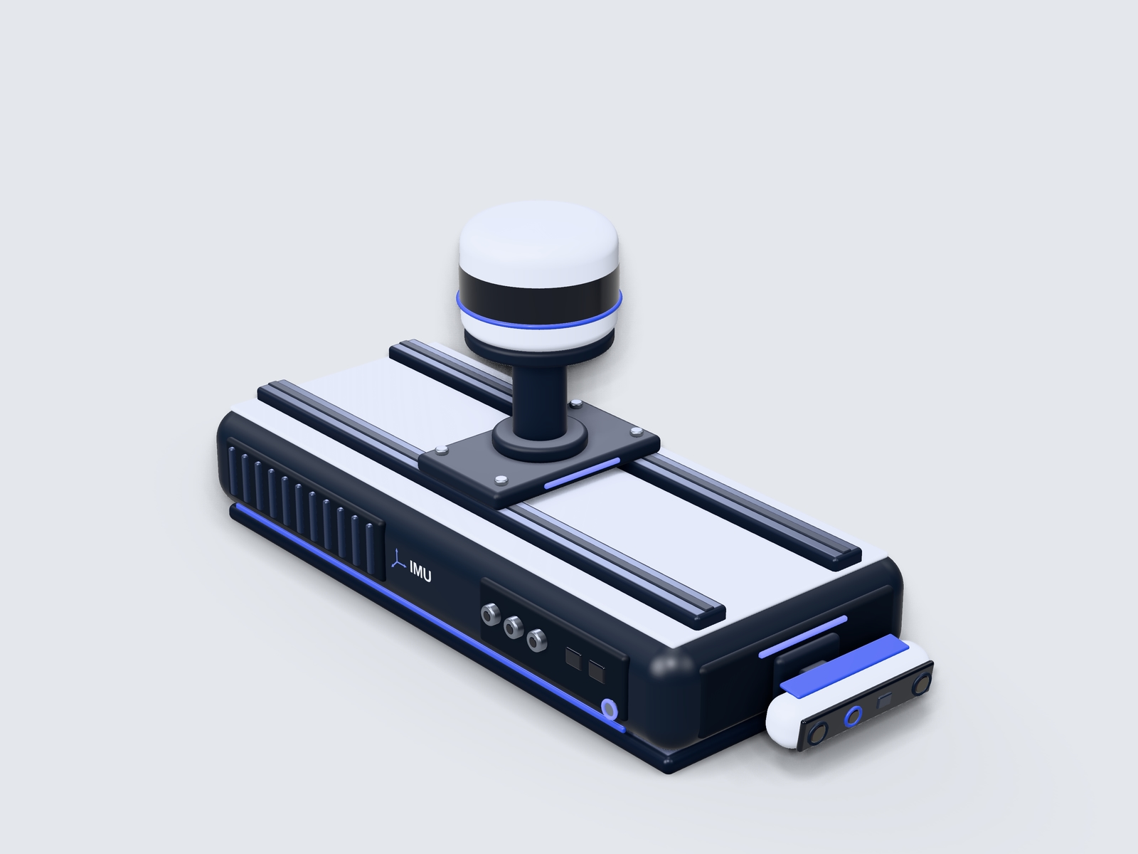 실내 자율주행 구성 3D 개념도
