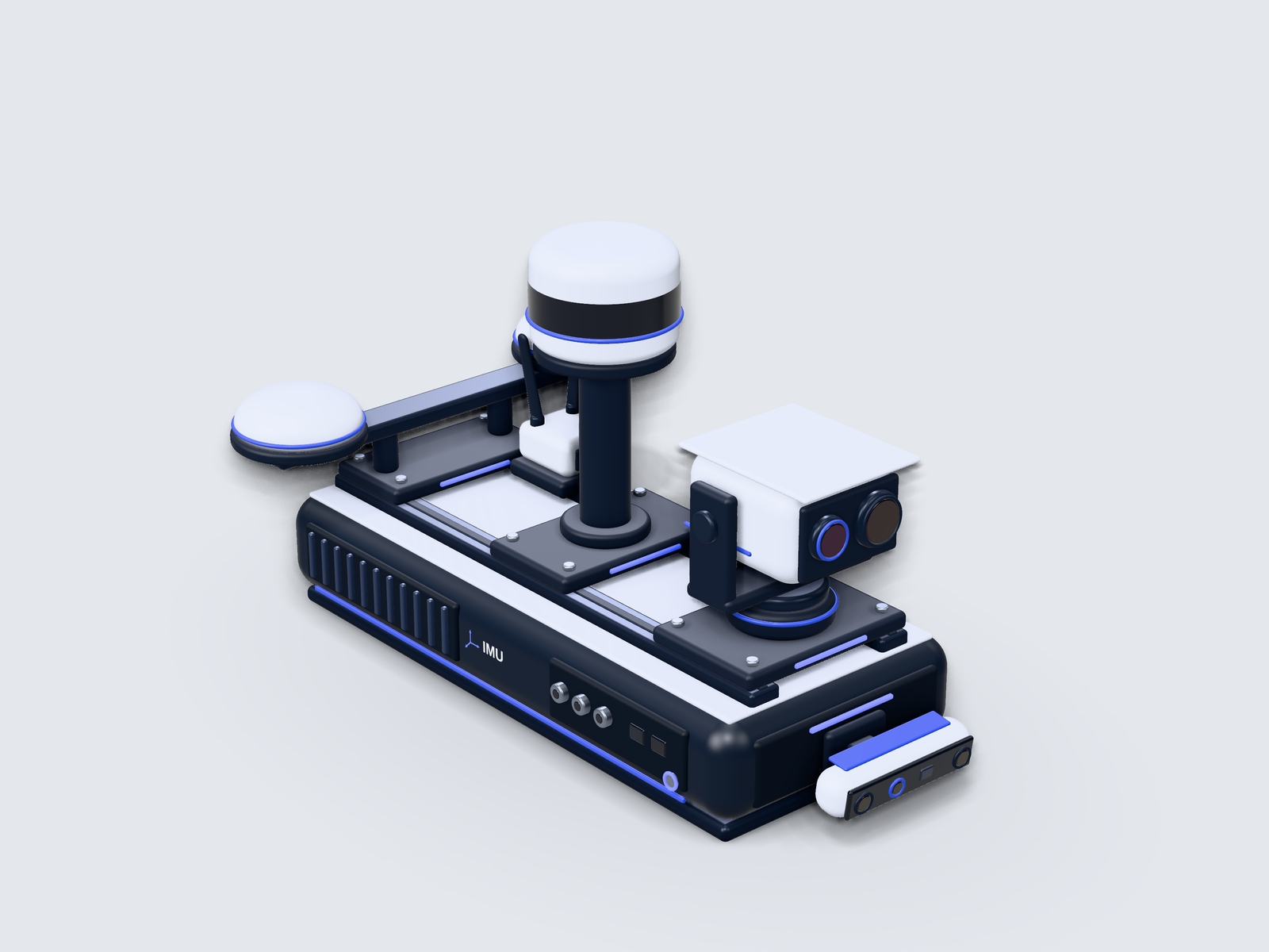원격 순찰 구성 3D 개념도