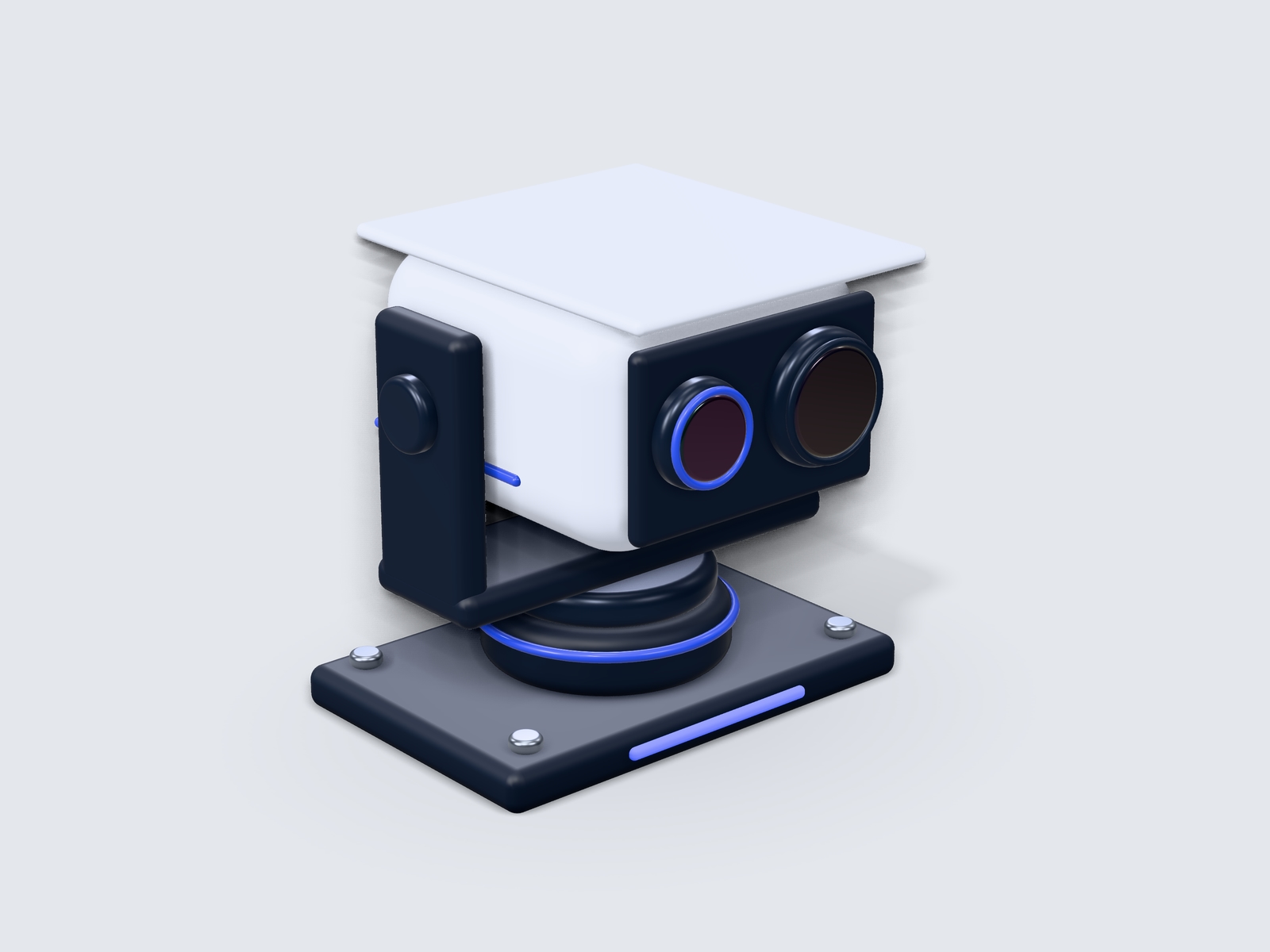 PTZ 카메라 3D 개념도