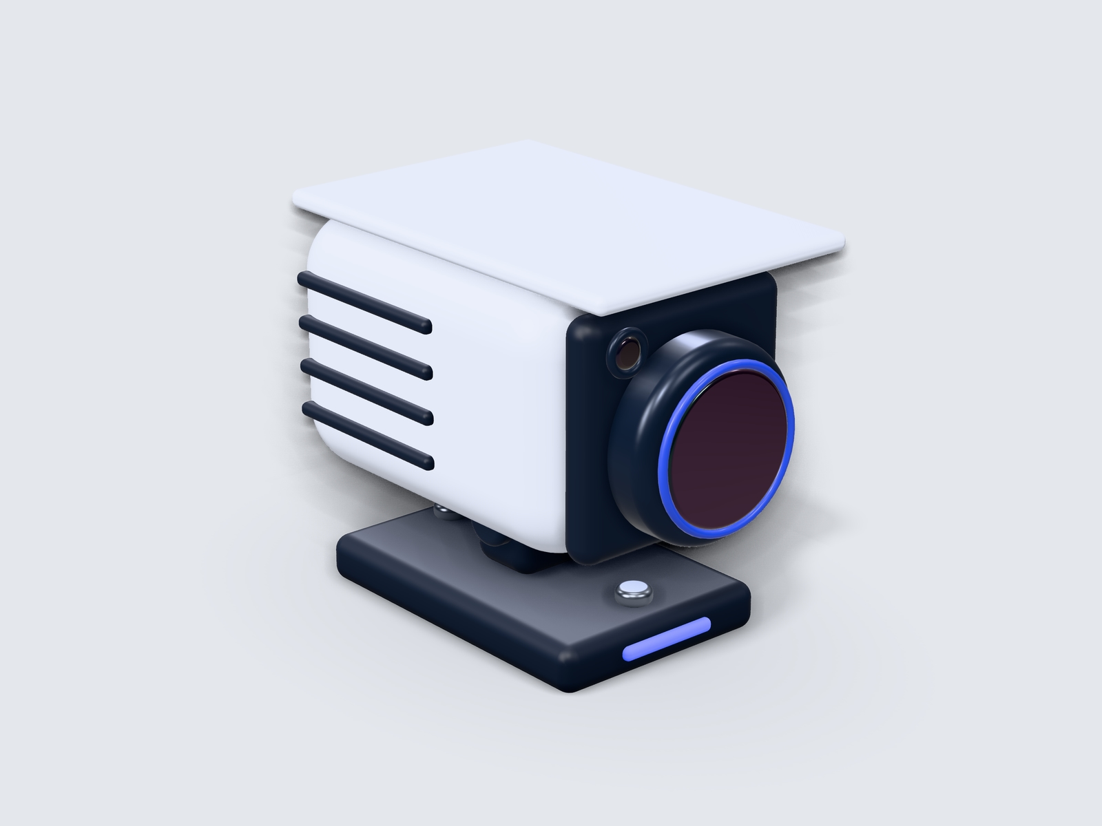 산업용 열화상 카메라 3D 개념도
